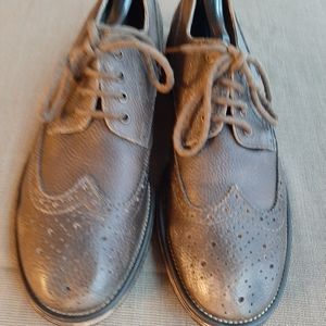 STEVE MADDEN EMPIRE MENS OLIVE LEATHER SHOES 10.5